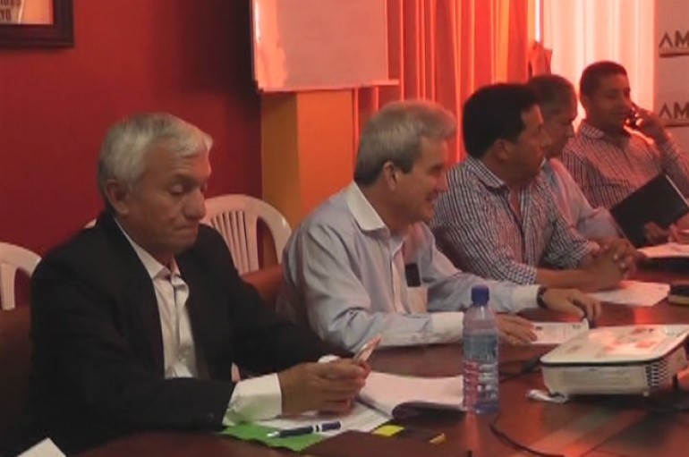 (Video) Alcaldes se reunieron para tratar temas como la economía de los municipios en la Provincia