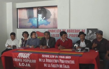 (Video) Sectores sociales de Loja, listos para la marcha nacional del 17 de marzo.
