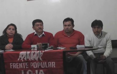 (Video) Organizaciones sociales de Loja se unen a la marcha convocada para este jueves en rechazo a la administración municipal.