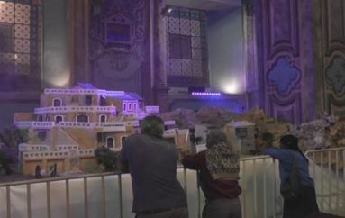 (Video)  Más de 10 mil personas hasta la fecha   han visitado el pesebre monumental  en la iglesia La Catedral.