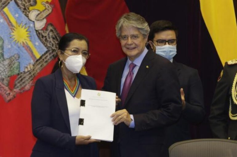 El Presidente Guillermo Lasso reaccionó a la devolución que hizo el (CAL)